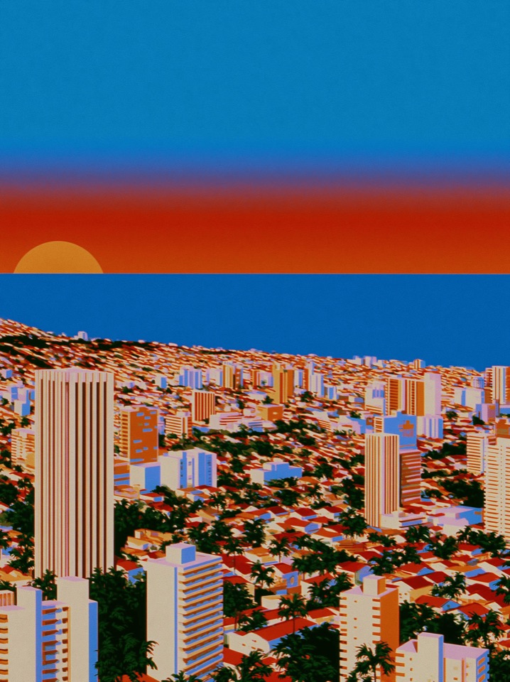 City Pop style Dropboard artwork