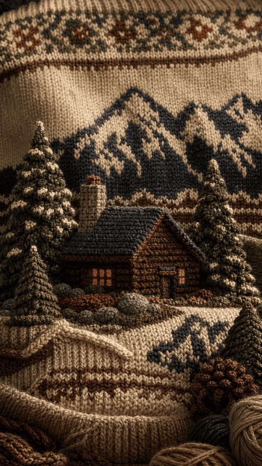 Heritage Knit style Dropboard artwork